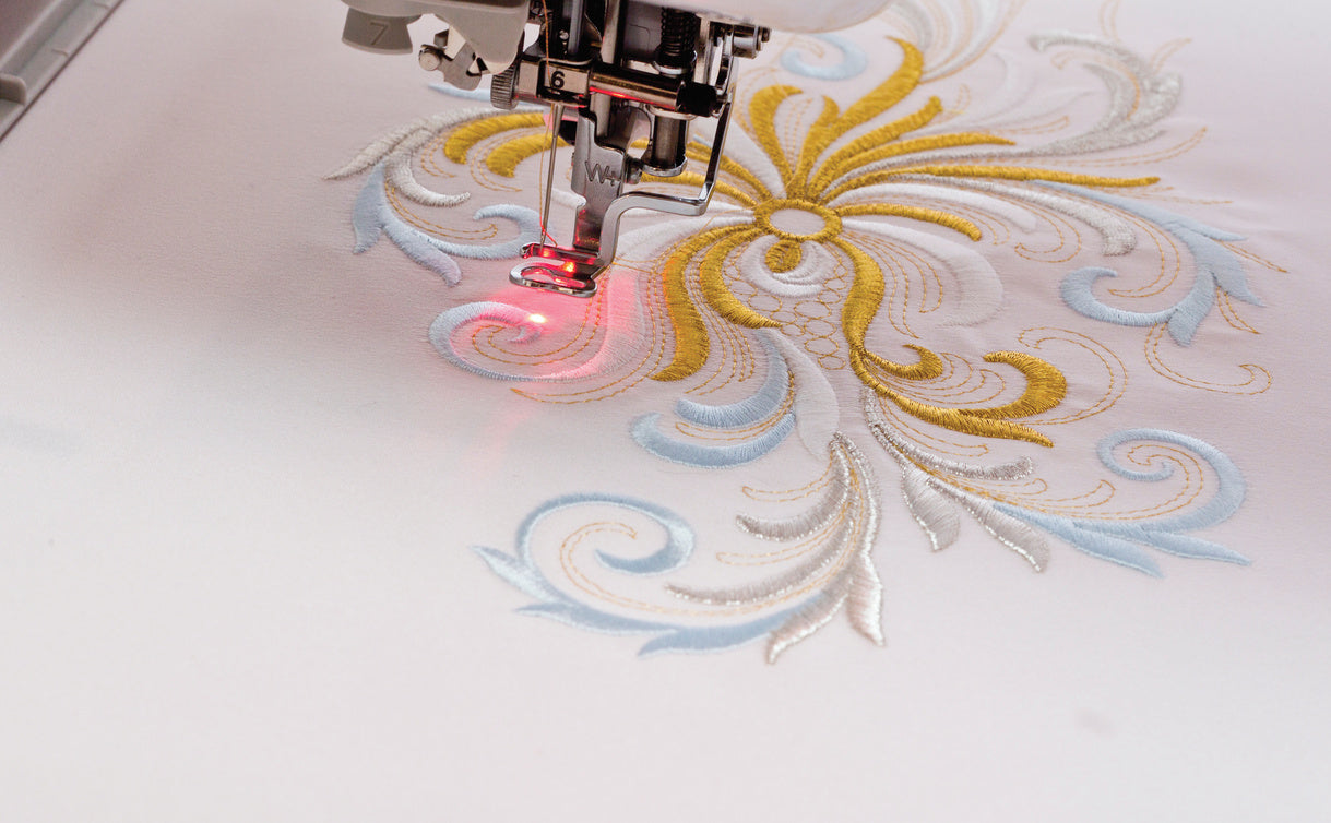 EMBROIDERY FOOT WITH LED POINTER for XP1, XV, XJ1, XE1, VM6200D, VM5200, VM5100, VE2300, VE2200