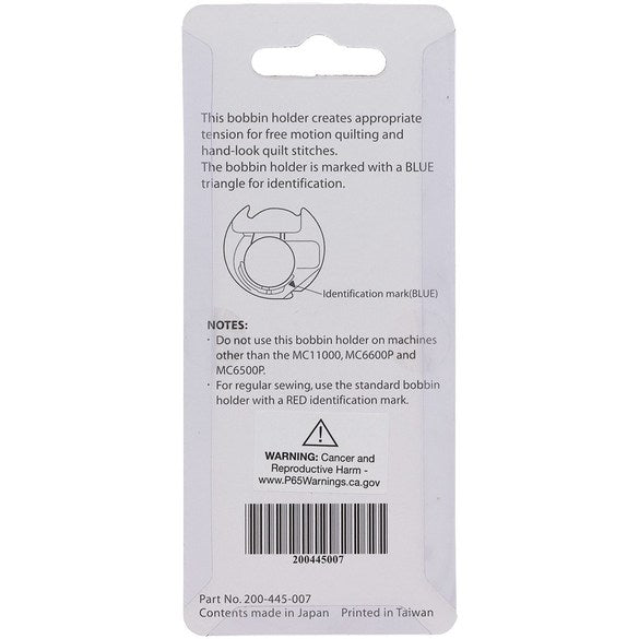JANOME BOBBIN CASE - BLUE DOT - (200445007)