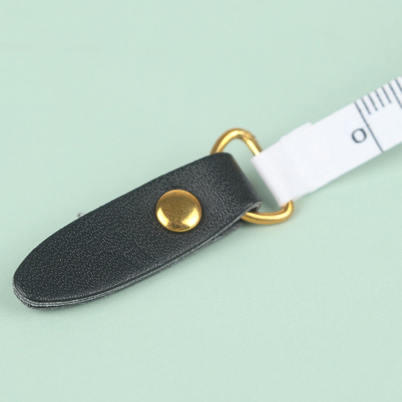 1.5m Retractable Fabric Taylor Mini Tape Measure Ruler Retro Sewing Centimeter Inch Roll