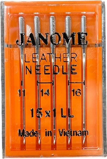 Organ Janome Leather Tip Needles - Size 11,14,16