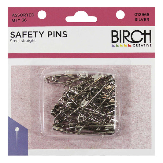 PINS SAFETY STEEL 36on  ASSTD SIZES