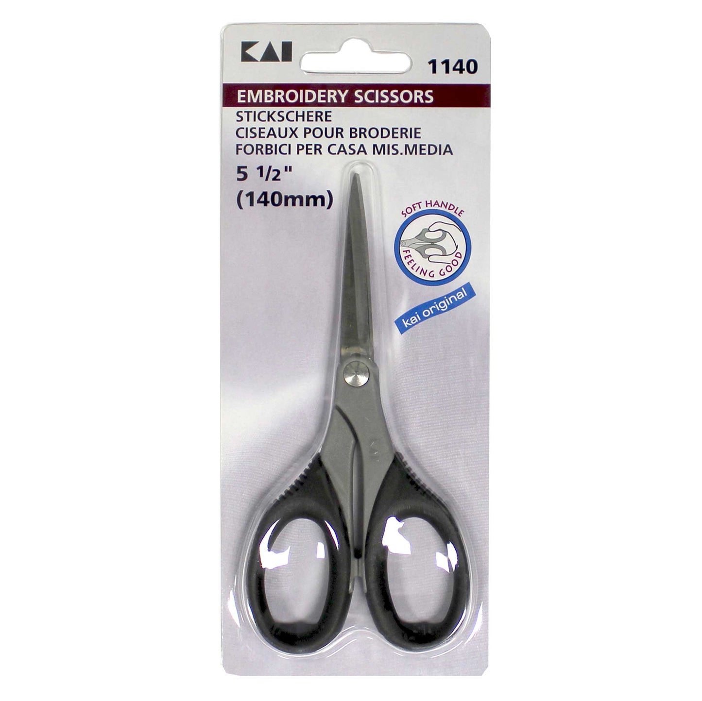 KAI SCISSORS EMBROIDERY 140MM 5.5"