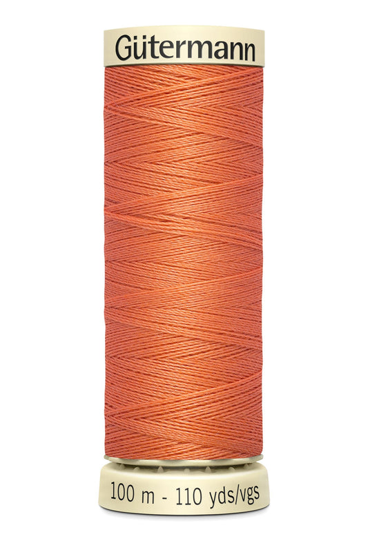 GÜTERMANN 縫製全線 100m- #895 鮭魚橙