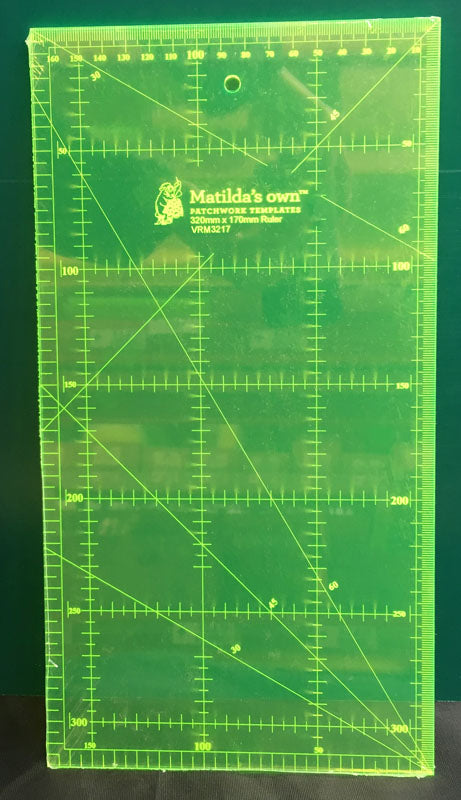 Ruler Template Metric Square - 320mm x 170mm